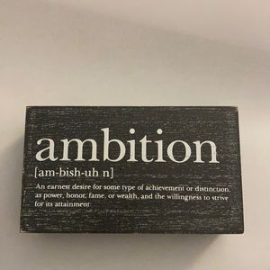 Ambition wall art